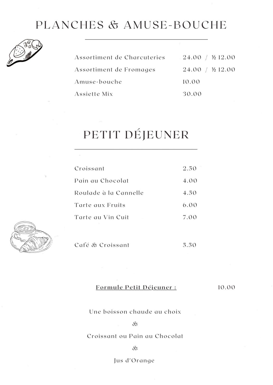 Carte Café du Marché page 2