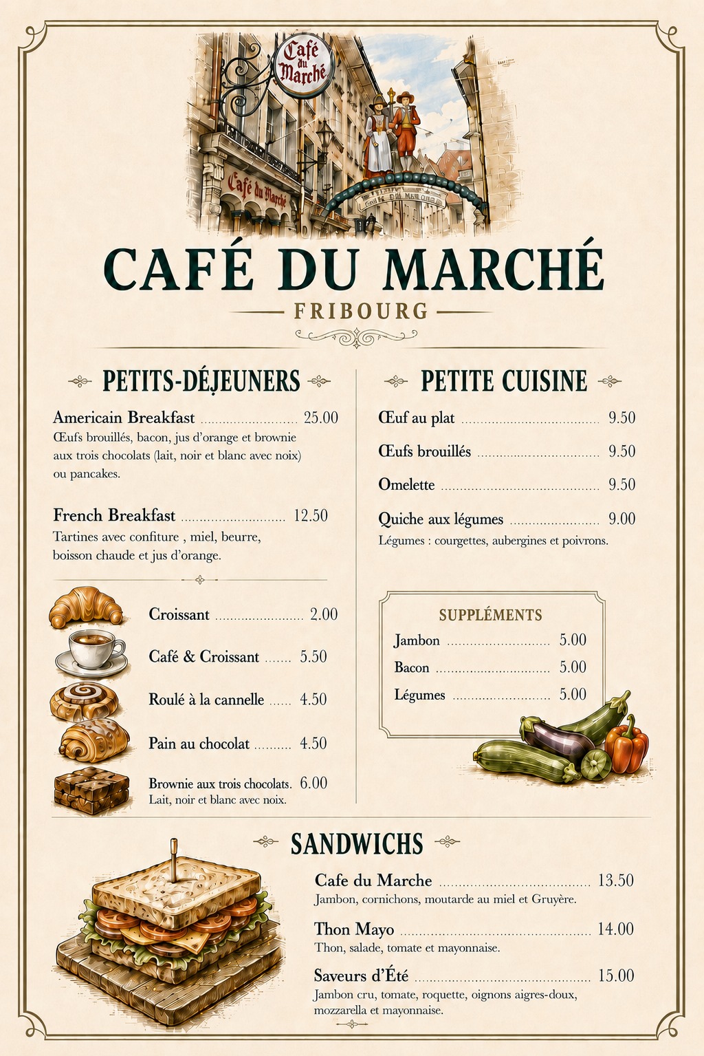 Menu 1/3